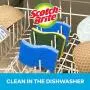 Scotch-Brite Non-Scratch Scrub Sponges, 9 Scrub Sponges, Lasts 50% Longer than the Leading National Value Brand