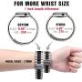 Dsytom Compatible Apple Watch Band 42mm 44mm 38mm 40mm, XL Large Metal Replacement Strap Compatible Apple Watch Series 6/5/4/3/2/1 Smartwatch,apple watch SE(Silver/Black)