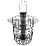 Droll Yankees Domed Cage Sunflower Seed Bird Feeder, 15 Inches, 4 Ports, Green