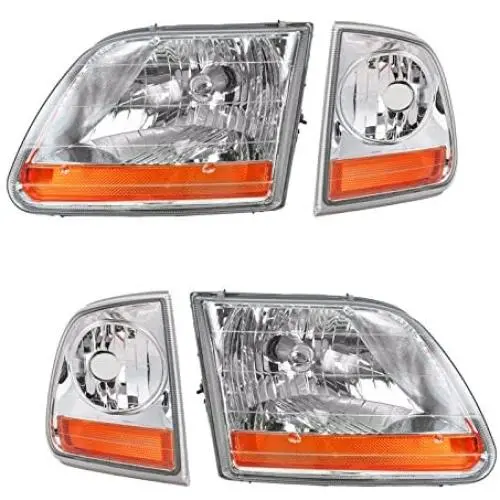 Headlight & Parking Light Left & Right Set Kit for 02-03 F150 Harley Davidson Headlight & Parking Light Left & Right Set Kit for 02-03 F150 Harley Davidson