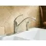 KOHLER K-10412-CP Forté(R) 4-Hole Sink 9-1/16'' spout, Matching Finish sidespray Kitchen Faucet, Polished Chrome KOHLER K-10412-CP Forté(R) 4-Hole Sink 9-1/16'' spout, Matching Finish sidespray Kitchen Faucet, Polished Chrome