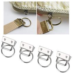 Biitfuu 20Pcs Metal Tail Clip, Bag Strap Connector for Bag Purse Making Hand-Made Metal Bag Clip