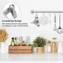 Stainless Steel Funnels for Kitchen, Food Grade Metal Funnels with 300 Mesh Food Filter, Detachable Strainer and Cleaning Brush for Transferring of Liquid, Fluid, Oil, Juice, Powder Stainless Steel Funnels for Kitchen, Food Grade Metal Funnels with 300 Mesh Food Filter, Detachable Strainer and Cleaning Brush for Transferring of Liquid, Fluid, Oil, Juice, Powder