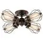 Vintage Ceiling Light Industrial Semi-Flush Mount Ceiling Light Metal Fixtures Painted Finish; Moonkist (with 4 Light) (Bronze) Vintage Ceiling Light Industrial Semi-Flush Mount Ceiling Light Metal Fixtures Painted Finish; Moonkist (with 4 Light) (Bronze)