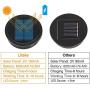 LITAKE Solar Garden Pathway Lights Outdoor,Decorative Solar Garden Lights, Waterproof Metal Solar Stake Lights for Walkway Patio Yard,4 Packs