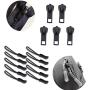 YaHoGa 148 PCS Zipper Repair Kit Zipper Replacement for Bags, Jackets, Tents, Luggage, Sleeping Bag, with Plier and Pulls