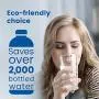 Waterdrop WD-FC-06 NSF Certified Stainless-Steel Faucet Water Filter, Carbon Block Water Filtration System, Tap Water Filter, Reduces Chlorine, Heavy Metals and Bad Taste (1 Filter Included)