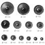 Rocaris 13Pcs 16mm-53mm Stainless Steel Carbide Tip TCT Metal Drill Bit Hole Saw Set