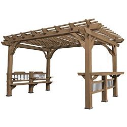 Backyard Discovery Oasis 14 x 10 Pergola Cedar Pergola