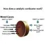 Midwest Hearth Wood Stove Catalytic Combustor Replacement Catalyst Dutchwest Englander (6'' x 2'' Round Metal)
