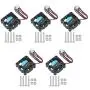 5PCS Raspberry Pi Fan Kesell Raspberry Pi DC Brushless CPU Cooling Fan 5V Heatsink Cooler Radiator with Accessories Screws