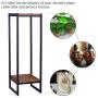 Iron & Wood Dismountable Plant Stand Wood Shelf Display Shelf IRWS1629h