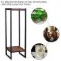 Iron & Wood Dismountable Plant Stand Wood Shelf Display Shelf IRWS1629h Iron & Wood Dismountable Plant Stand Wood Shelf Display Shelf IRWS1629h