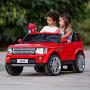 Best Choice Products 12V 3.7 MPH 2-Seater Licensed Land Rover Ride On Car Toy w/ Parent Remote Control, MP3 Player - Red