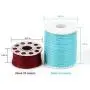 QUARKACE Mini Sewing Machine Thread, 60 Pieces Sewing Thread Kit Including Threaded Bobbins and Spools, Mixed Colors Machine Thread QUARKACE Mini Sewing Machine Thread, 60 Pieces Sewing Thread Kit Including Threaded Bobbins and Spools, Mixed Colors Machine Thread