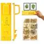 Picture Hanging Kit, Picture Frame Hanger Tool, 220 Pieces Heavy Duty Photo Hanger Accessories with Multifunction Picture Frame Level Ruler Bubble Level Measuring Tool for Marking Position Picture Hanging Kit, Picture Frame Hanger Tool, 220 Pieces Heavy Duty Photo Hanger Accessories with Multifunction Picture Frame Level Ruler Bubble Level Measuring Tool for Marking Position