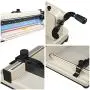 Yescom 400 A3 Sheet Capacity, 17'' Cutting Length Industrial Guillotine Paper Trimmer Cutter Stack Heavy Duty Steel Base