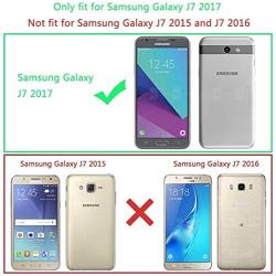 Galaxy J3 Emerge/J3 Eclipse/J3 Prime/J3 Mission/Luna Pro/Sol 2/Express Prime 2 Case with HD Screen Protector,YmhxcY 360 Degree Rotating Ring & Bracket Back Cover for Samsung J3 2017-ZH Purple