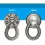 Pants Extender Button, Luxiv 6 Style Jeans Waistband Extender Button No Sew Metal Collar Button Pregnancy Pant Extenders Elastic Spring Buttons for Jeans, Collars, Cuffs (6 P)