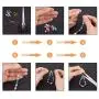 PH PandaHall 2850pcs 5 Colors 3 Sizes Smooth Round Spacer Beads Tiny Metal Beads Spacers for Jewelry Making Supplies (2.4mm, 4mm, 6mm) PH PandaHall 2850pcs 5 Colors 3 Sizes Smooth Round Spacer Beads Tiny Metal Beads Spacers for Jewelry Making Supplies (2.4mm, 4mm, 6mm)