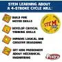 Playz V8 Combustion Engine Model Building Kit STEM Hobby Toy for Kids & Adults with DIY Guide & Realistic Parts Including Timing Belt, Cylinder Heads, Spark Plugs, Pistons, Ignition Wires, and More