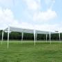 mcombo Outdoor Canopy Tent Wedding Party Waterproof Gazebo Pavilion with Removable Sidewalls 6052 with Metal Connector, 8 Pieces