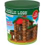 LINCOLN LOGS – Classic Meetinghouse - 117 Parts - Real Wood Logs - Ages 3+ - Collectible Tin - Best Retro Building Gift Set for Boys/Girls – Creative Construction Engineering – Preschool Education Toy