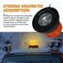 LED Strobe Light, 12V-24V Amber 40 LED Warning Safety Flashing Beacon Lights with Magnetic and 16 ft Straight Cord for Vehicle Forklift Truck Tractor Golf Carts UTV Car Bus