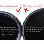 Wotefusi Compatible to Plastic Rolling Mold Car Air Ram Intake Snorkel Kit Set for Toyota Land Cruiser Landcruiser Prado 120 Series Petrol 4X4 2002 2003 2004 2005 2006 2007 2008 2009