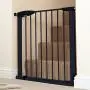 Munchkin Easy Close XL Pressure Mounted Baby Gate for Stairs, Hallways and Doors, Walk Through with Door, 29.5'' - 51.6'' Wide, Metal, Dark Grey