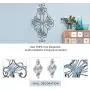 Adeco Flower and Butterfly Urban Design Metal Wall Decor for Nature Home Art Decoration & Kitchen Gifts - 26.5x15.5 Inches Adeco Flower and Butterfly Urban Design Metal Wall Decor for Nature Home Art Decoration & Kitchen Gifts - 26.5x15.5 Inches