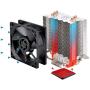 SilverStone Technology 125mm Tall CPU Heatsink for Intel Socket LGA115X/1366/2011/2066 & AMD Socket AM2/AM3/AM4/FM1/FM2 KR02