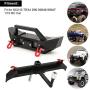 Metal Front and Rear Bumper Spare Tire Frame Parts Accessory Fit for SCX10 TRX4 D90 1/10 RC Car