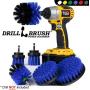 Pool Accessories - Cleaning Supplies - Drill Brush - 5 Piece Spin Brush Pool Cleaning Kit - Pool Supplies - Slide - Deck Brush - Hot Tub - Spa - Pond Liner - Pool Brush - Carpet Cleaner