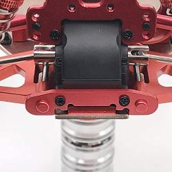 F Fityle 4pcs Upgrade Metal Reinforced Swing Arm RC Car Model Replace Set for 1:14 Wltoys 144001 - Red