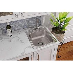 Elkay D117193 Dayton Single Bowl Drop-in Stainless Steel Bar Sink