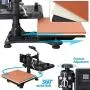 Smartxchoices Pro 5 in 1 Heat Press Machine Combo 360-degree Rotation 12'' x 15'' Swing Away Digital Sublimation Heat Transfer Machine for T-Shirts Hat Mug Plate Cap Sports Bottle Smartxchoices Pro 5 in 1 Heat Press Machine Combo 360-degree Rotation 12'' x 15'' Swing Away Digital Sublimation Heat Transfer Machine for T-Shirts Hat Mug Plate Cap Sports Bottle