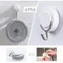 Suction Cup Hooks, VISV 2 Packs Removable Waterproof Heavy Duty Vacuum Suction Cup with Metal Hooks Locking Window Glass Kitchen Bathroom Shower Wall Hooks for Towel Loofah Key Utensils - White Suction Cup Hooks, VISV 2 Packs Removable Waterproof Heavy Duty Vacuum Suction Cup with Metal Hooks Locking Window Glass Kitchen Bathroom Shower Wall Hooks for Towel Loofah Key Utensils - White