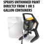 Wagner 0580001 Control Pro 170 Paint Sprayer, High Efficiency Airless with Low Overspray