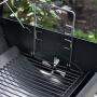 Replace parts Aluminized Steel Ash Pan with 2 pc Fire Grate Hanger, Replacement for Chargriller 5050, 5072, 5650 Charcoal Grills(20.4'' x 12.8'')