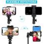 UBeesize Selfie Stick Tripod, 51'' Extendable Tripod Stand with Bluetooth Remote for Cell Phones, Heavy Duty Aluminum, Lightweight