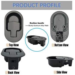 Universal Metal Recliner Handle, 2 Pcs Pack, Replacement Part for Most Brands of Sofa, Couch, Loveseat, Chair