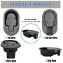 Universal Metal Recliner Handle, 2 Pcs Pack, Replacement Part for Most Brands of Sofa, Couch, Loveseat, Chair