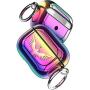 HALLEAST Compatible AirPods Pro Case, Eagle Alloy Metal Cover Carabiner Clip for Apple AirPod Pro, Front LED Visible, NOT Support Wireless Charging, All Metal Provides Better Protection, Colourful