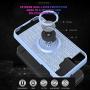 Galaxy J3 Emerge/J3 Eclipse/J3 Prime/J3 Mission/Luna Pro/Sol 2/Express Prime 2 Case with HD Screen Protector,YmhxcY 360 Degree Rotating Ring & Bracket Back Cover for Samsung J3 2017-ZH Metal Slate
