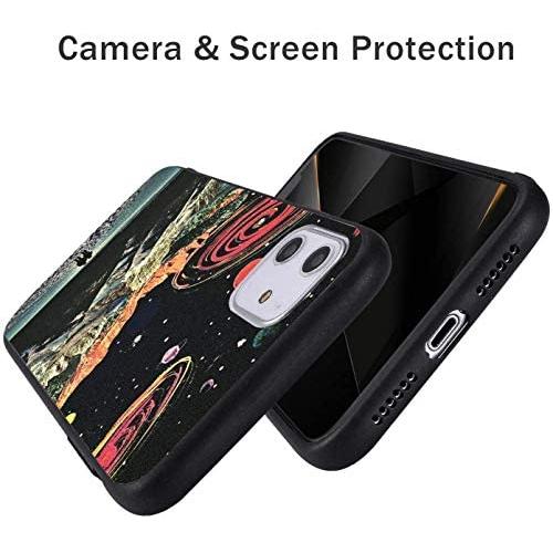 LuGeKe Mountain Phone Case for iPhone 6/iPhone 6s,Space Planets Patterned Case Cover,Hard PC Back with TPU Bumper Protective Cover for Girls Boys Women Men(Lovers)