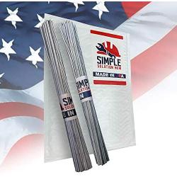 Simple Welding Rods USA Made - From Simple Solution Now - Aluminum Brazing/Welding Rods - Make Your Repair Stronger Than The Parent Metal Every Time - 20 Rods