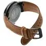 Kartice Compatible with ASUS ZenWatch 3 Band,Vintage Genuine Leather Watch Band Strap Replacement Watchband Metal Clasp Buckle (Brown 14mm)