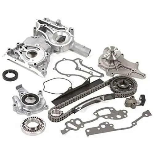 Evergreen TCK2001WOPT Compatible With 75-82 Toyota 2.2 SOHC 8V 20R / 2.4 SOHC 8V 22R Timing Chain Kit w/Timing Cover Oil Pump Water Pump Evergreen TCK2001WOPT Compatible With 75-82 Toyota 2.2 SOHC 8V 20R / 2.4 SOHC 8V 22R Timing Chain Kit w/Timing Cover Oil Pump Water Pump