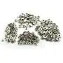 60 Sets 10mm Metal Snap Fasteners Press Stud Rounded Sewing Rivet Buttons Clothing Leather Craft DIY Poppers Silver 60 Sets 10mm Metal Snap Fasteners Press Stud Rounded Sewing Rivet Buttons Clothing Leather Craft DIY Poppers Silver